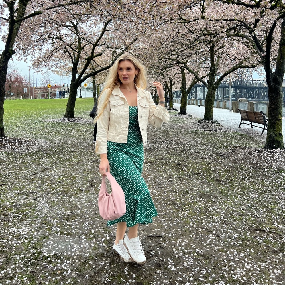 ISALIS | Green Floral Dress
